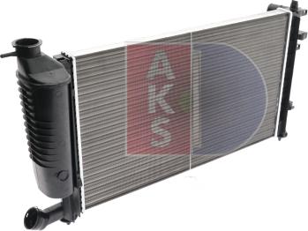 AKS Dasis 060700N - Radiator, engine cooling autospares.lv