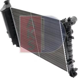 AKS Dasis 060700N - Radiator, engine cooling autospares.lv