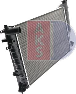 AKS Dasis 060700N - Radiator, engine cooling autospares.lv