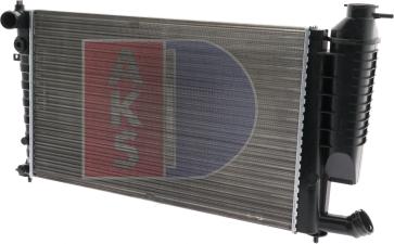 AKS Dasis 060700N - Radiator, engine cooling autospares.lv