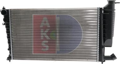 AKS Dasis 060700N - Radiator, engine cooling autospares.lv