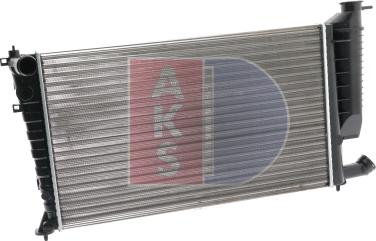 AKS Dasis 060700N - Radiator, engine cooling autospares.lv