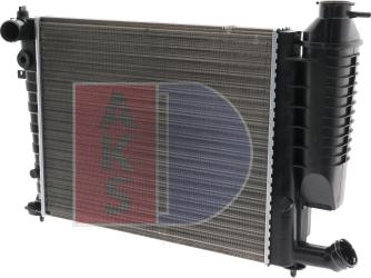 AKS Dasis 061010N - Radiator, engine cooling autospares.lv