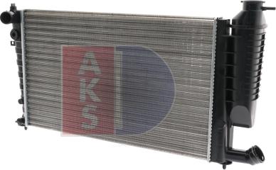 AKS Dasis 061190N - Radiator, engine cooling autospares.lv