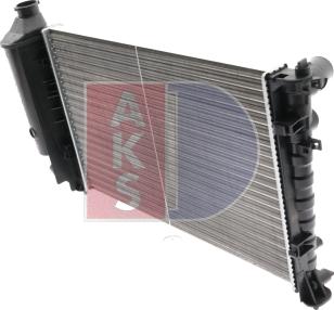 AKS Dasis 061190N - Radiator, engine cooling autospares.lv