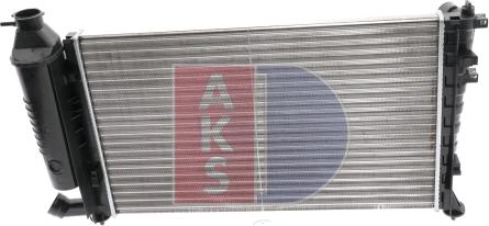 AKS Dasis 061190N - Radiator, engine cooling autospares.lv