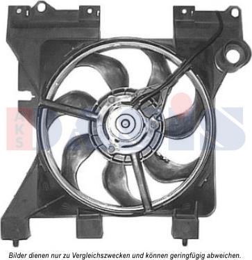 AKS Dasis 068050N - Fan, radiator autospares.lv