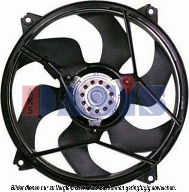 AKS Dasis 068006N - Fan, radiator autospares.lv