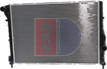 AKS Dasis 010001N - Radiator, engine cooling autospares.lv