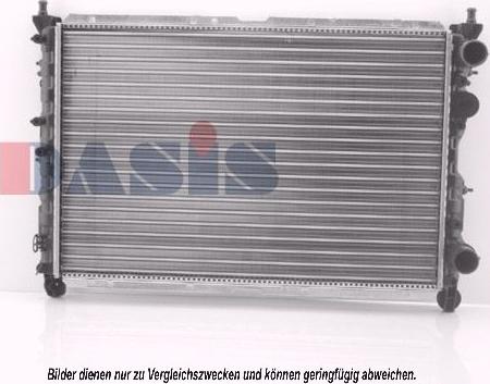 AKS Dasis 010310N - Radiator, engine cooling autospares.lv