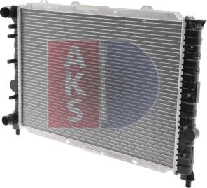 AKS Dasis 010330N - Radiator, engine cooling autospares.lv