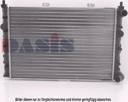 AKS Dasis 010320N - Radiator, engine cooling autospares.lv