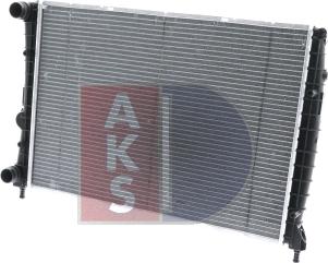 AKS Dasis 011001N - Radiator, engine cooling autospares.lv