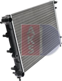 AKS Dasis 011030N - Radiator, engine cooling autospares.lv