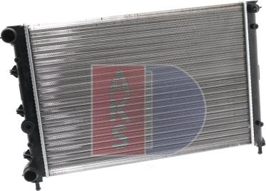 AKS Dasis 011030N - Radiator, engine cooling autospares.lv