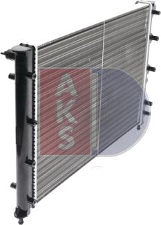 AKS Dasis 011030N - Radiator, engine cooling autospares.lv