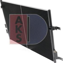 AKS Dasis 012004N - Condenser, air conditioning autospares.lv