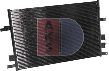 AKS Dasis 012004N - Condenser, air conditioning autospares.lv