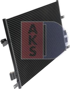 AKS Dasis 012004N - Condenser, air conditioning autospares.lv