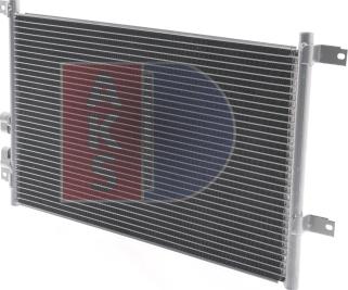 AKS Dasis 012130N - Condenser, air conditioning autospares.lv
