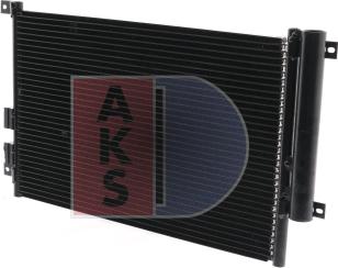 AKS Dasis 012280N - Condenser, air conditioning autospares.lv