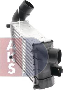 AKS Dasis 017001N - Intercooler, charger autospares.lv