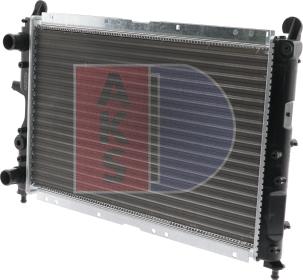 AKS Dasis 080650N - Radiator, engine cooling autospares.lv