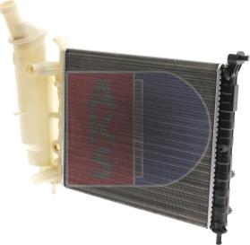 AKS Dasis 080093N - Radiator, engine cooling autospares.lv