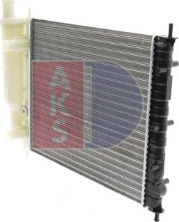 AKS Dasis 080043N - Radiator, engine cooling autospares.lv