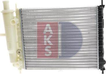 AKS Dasis 080043N - Radiator, engine cooling autospares.lv