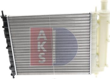 AKS Dasis 080043N - Radiator, engine cooling autospares.lv