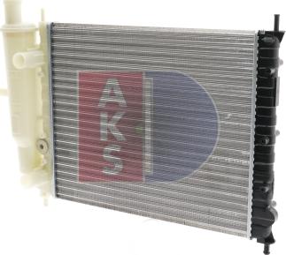 AKS Dasis 080043N - Radiator, engine cooling autospares.lv