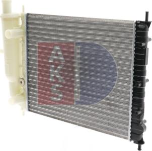 AKS Dasis 080043N - Radiator, engine cooling autospares.lv