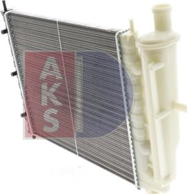 AKS Dasis 080043N - Radiator, engine cooling autospares.lv