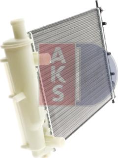 AKS Dasis 080043N - Radiator, engine cooling autospares.lv