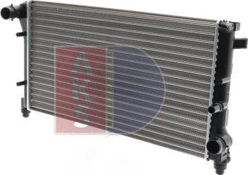 AKS Dasis 080067N - Radiator, engine cooling autospares.lv