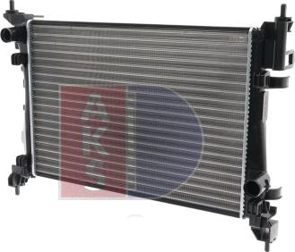 AKS Dasis 080087N - Radiator, engine cooling autospares.lv