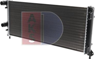 AKS Dasis 080024N - Radiator, engine cooling autospares.lv