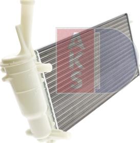 AKS Dasis 080026N - Radiator, engine cooling autospares.lv