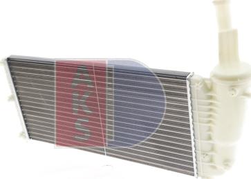 AKS Dasis 080026N - Radiator, engine cooling autospares.lv