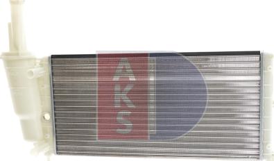 AKS Dasis 080026N - Radiator, engine cooling autospares.lv