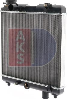 AKS Dasis 080020N - Radiator, engine cooling autospares.lv