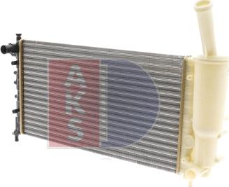 AKS Dasis 080073N - Radiator, engine cooling autospares.lv