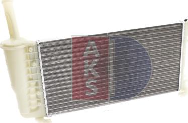 AKS Dasis 080077N - Radiator, engine cooling autospares.lv