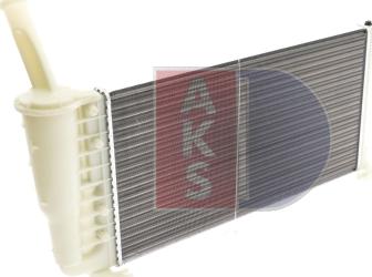 AKS Dasis 080077N - Radiator, engine cooling autospares.lv