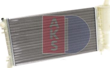 AKS Dasis 080077N - Radiator, engine cooling autospares.lv