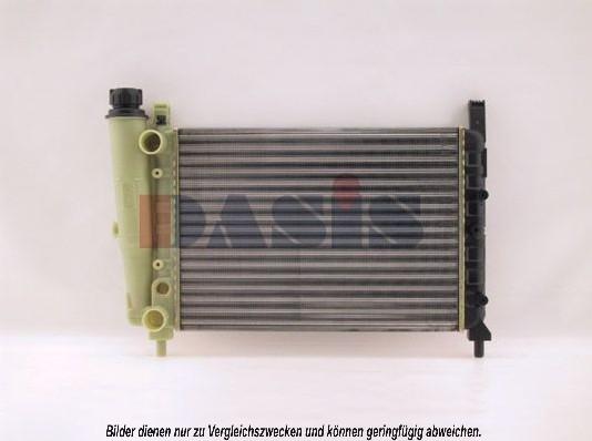 AKS Dasis 080840N - Radiator, engine cooling autospares.lv