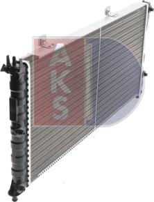 AKS Dasis 080830N - Radiator, engine cooling autospares.lv