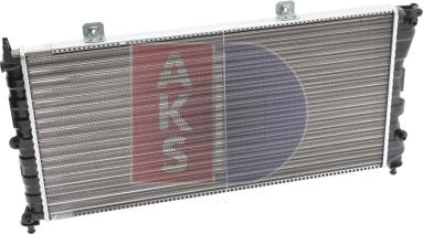 AKS Dasis 080830N - Radiator, engine cooling autospares.lv