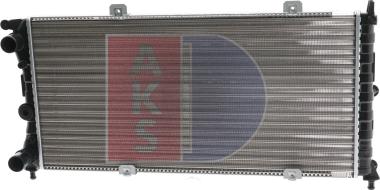 AKS Dasis 080830N - Radiator, engine cooling autospares.lv